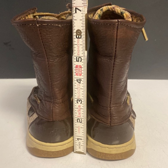 SPERRY Top Sider Ankle Boots Leather Fabric Shoes